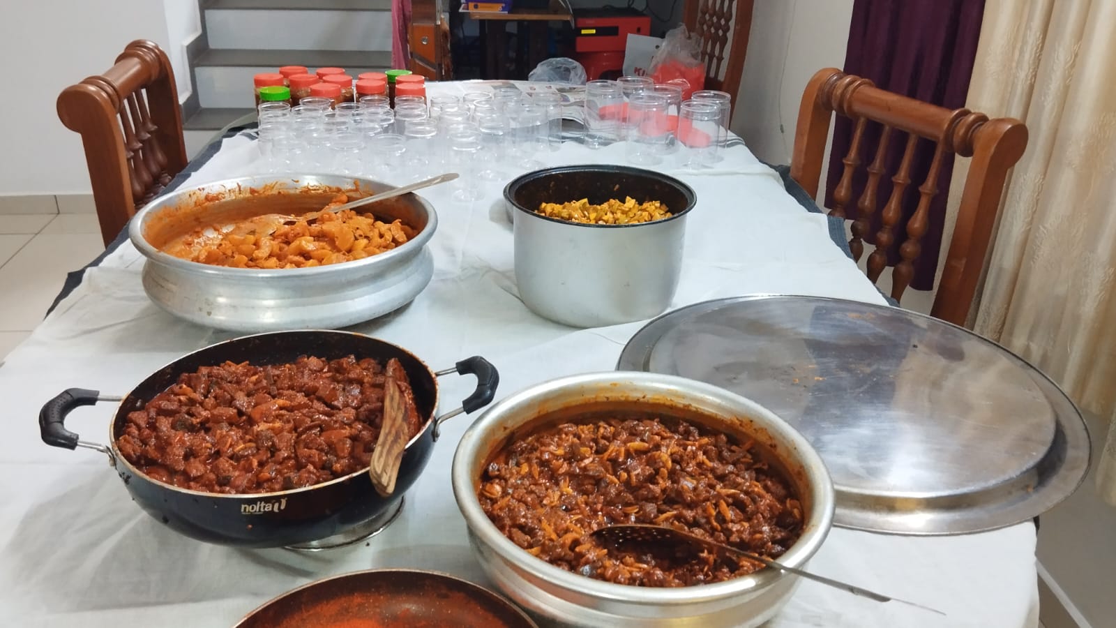 Swadhu Nadan Acharukal homemade pickle in a serving bowl